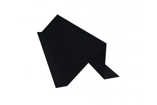 Планка снегозадержания 0,5 Quarzit lite с пленкой RAL 9005 черный