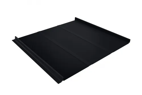 Кликфальц Line Grand Line 0,5 Quarzit lite с пленкой на замках RAL 9005 черный