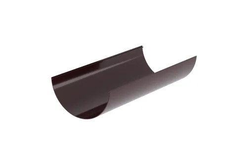 Желоб Классика 120 ПВХ Grand Line 3м шоколадный (RAL 8017)
