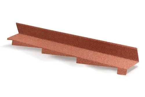 Планка примыкания правая AeroDek Tradition терракота