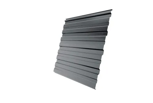 Профнастил С10 0,45 RAL 9006 бело-алюминиевый