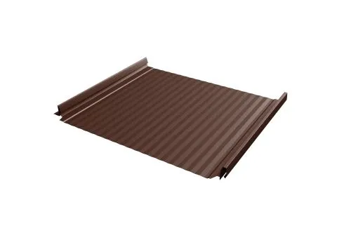 Кликфальц Pro Gofr 0,5 PurLite Matt RAL 8017 шоколад