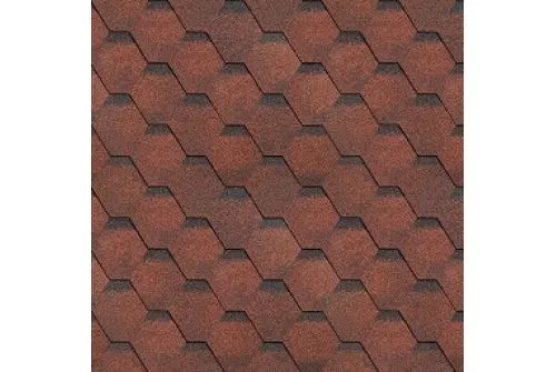 ТЕХНОНИКОЛЬ Гибкая черепица, Финская, Соната Красный