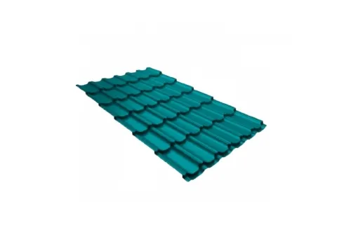 Металлочерепица квинта плюс 0,45 RAL 5021 водная синь