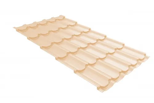 Металлочерепица квинта плюс 0,45 RAL 1015 светлая слоновая кость