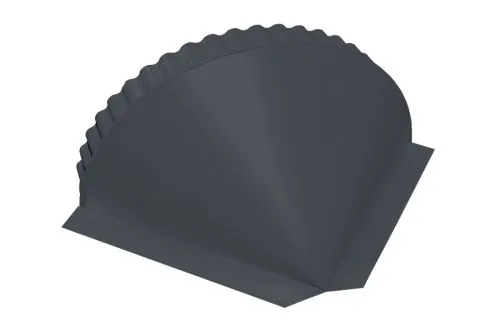 Заглушка конусная PE RAL 7024 мокрый асфальт
