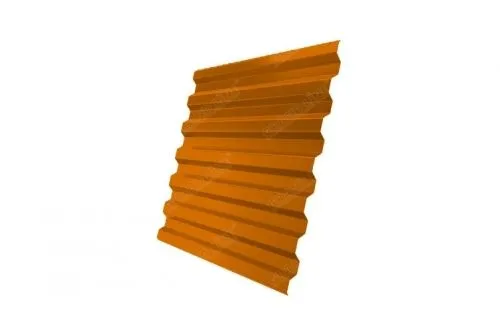 Профнастил С21 0,45 RAL 2004 оранжевый