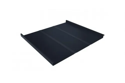 Фальц двойной стоячий Line 0,5 Rooftop Matte с пленкой на замках RAL 7024 мокрый асфальт