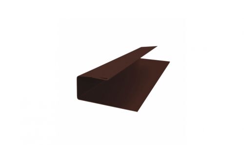 J-Профиль 18мм 0,5 Velur RAL 8017 шоколад