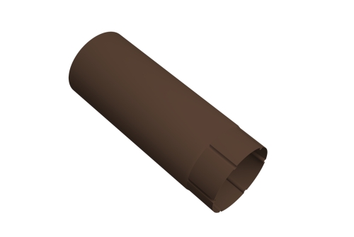 Труба круглая Vortex Project 146мм 2 м RAL 8017 шоколад