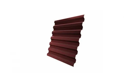 Профнастил С21 0,5 GreenCoat Pural BT, matt RR 29 красный (RAL 3009 оксидно-красный)