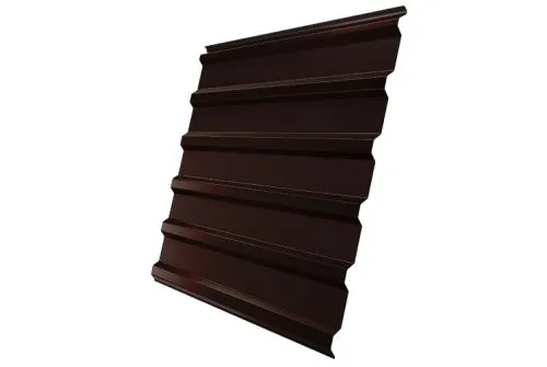 Профнастил С20 0,4 PE-Matt-Double RAL 8017 шоколад