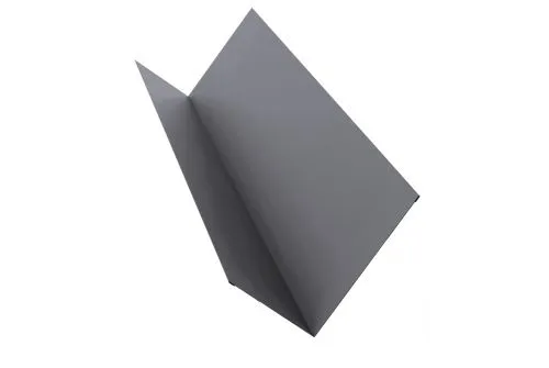 Планка примыкания 90х140 0,5 Satin с пленкой RAL 7004 сигнальный серый