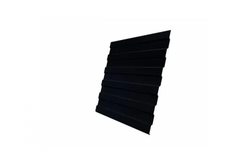 Профнастил С8 0,5 GreenCoat Pural BT, matt RR 33 черный (RAL 9005 черный)