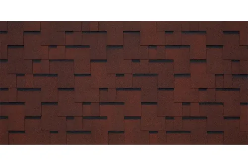 Битумная черепица TEGOLA SANREMO rosso 402 (красный)
