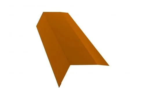 Планка карнизная 100х65 0,45 PE с пленкой RAL 2004 оранжевый