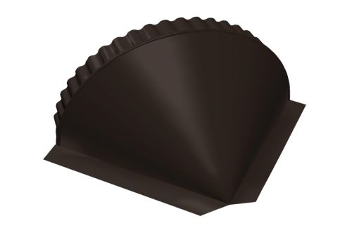 Заглушка конусная Velur RR 32 темно-коричневый